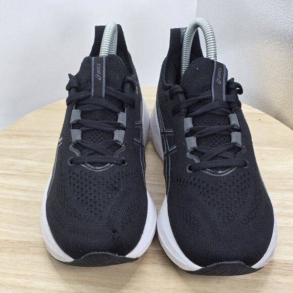 Women Size 6 Wide - Asics Gel Nimbus 26 Blac Athletic Running Shoes Sneakers - Picture 4 of 11